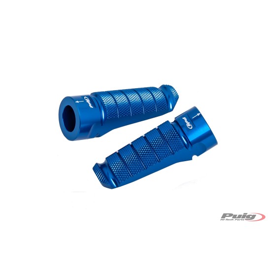 Ρυθμιζόμενα μαρσπιέ οδηγού PUIG Hi-Tech Racing μπλέ Ρυθμιζόμενα μαρσπιέ οδηγού PUIG Hi-Tech Racing μπλέ
