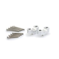 Αποστάτες τιμονιού Puig 20mm BMW R1200 GS 04-06 ασημί