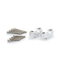 Αποστάτες τιμονιού Puig 20mm CFMOTO 450MT ασημί