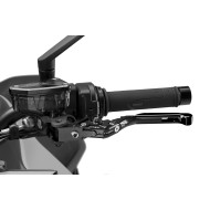 Μανέτα Scooter πίσω φρένου Puig 4.0 ρυθμιζόμενη σπαστή επεκτάσιμη μαύρη-μαύρη