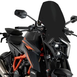 Ζελατίνα PUIG New Generation Touring KTM 1390 Super Duke R/EVO μαύρη ματ Ζελατίνα PUIG New Generation Touring KTM 1390 Super Duke R/EVO μαύρη ματ