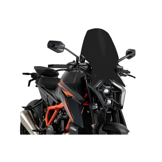 Ζελατίνα PUIG New Generation Touring KTM 1390 Super Duke R/EVO μαύρη ματ Ζελατίνα PUIG New Generation Touring KTM 1390 Super Duke R/EVO μαύρη ματ