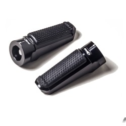 Ρυθμιζόμενα μαρσπιέ συνεπιβάτη PUIG Hi-Tech Sport Honda Forza 750 μαύρα