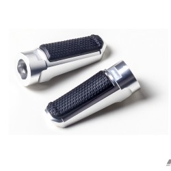 Ρυθμιζόμενα μαρσπιέ συνεπιβάτη PUIG Hi-Tech Sport Honda Forza 750 ασημί