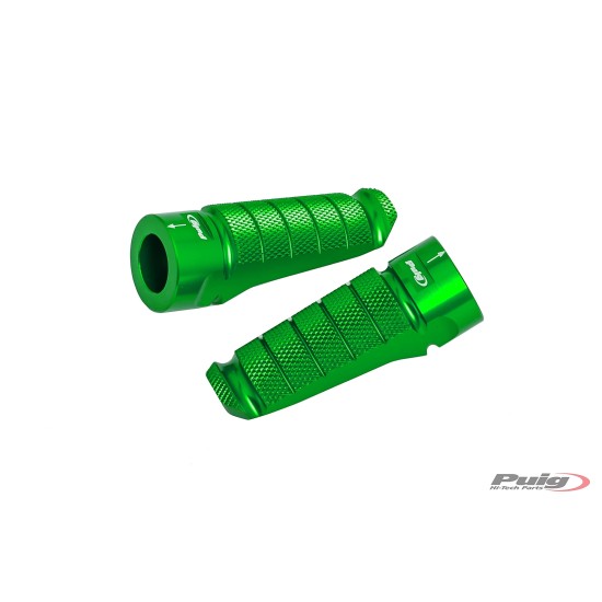 Ρυθμιζόμενα μαρσπιέ οδηγού PUIG Hi-Tech Racing πράσινα Ρυθμιζόμενα μαρσπιέ οδηγού PUIG Hi-Tech Racing πράσινα