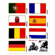 Αυτοκόλλητα EUROPA 1 σετ 7 τεμ.