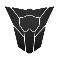 Tankpad QTR Γκοφρέ Μαύρο