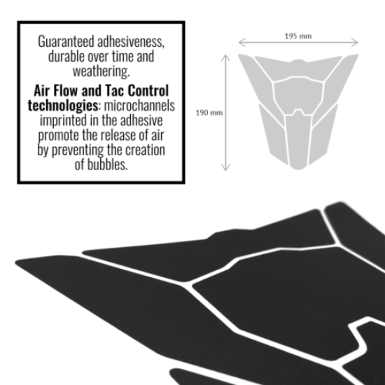 Tankpad QTR Γκοφρέ Μαύρο