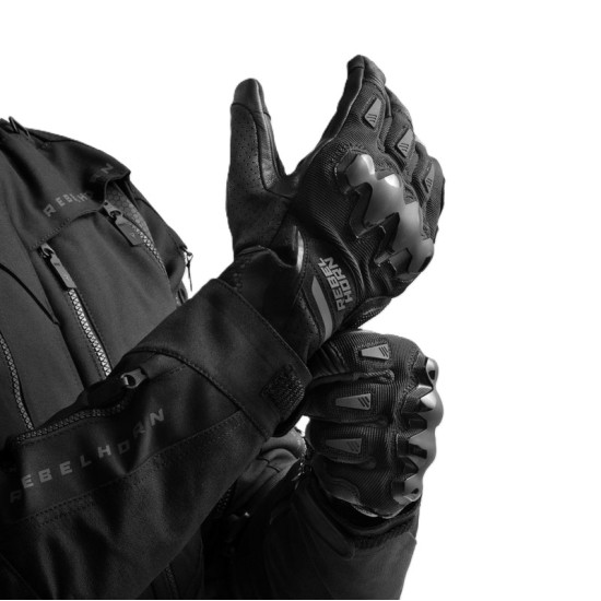 Γάντια Καλοκαιρινά Rebelhorn Defender μαύρα