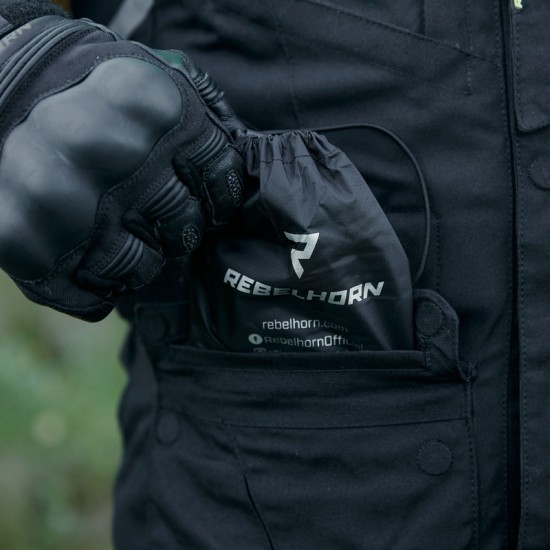 Αδιάβροχο μπουφάν Rebelhorn Horizon μαύρο