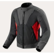 Μπουφάν καλοκαιρινό RevIT Airwave 4 μαύρο κόκκινο