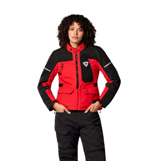 Μπουφάν RevIT Convergent H2O γυναικείο κόκκινο-μαύρο