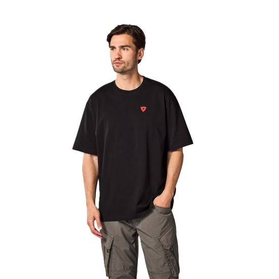 T-shirt RevIT Cameron μαύρο