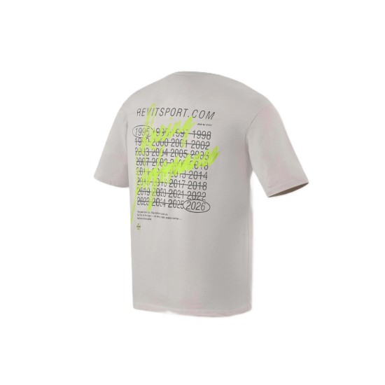 T-shirt RevIT Cameron ασημί