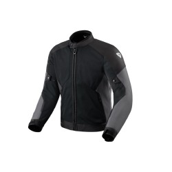 Μπουφάν καλοκαιρινό RevIT Torque 3 H2O μαύρο-ανθρακί (και αδιάβροχο)