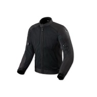 Μπουφάν καλοκαιρινό RevIT Torque 3 H2O μαύρο (και αδιάβροχο)