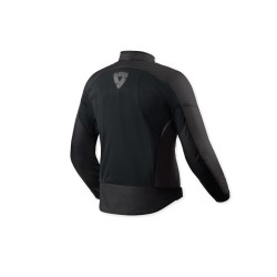 Μπουφάν καλοκαιρινό RevIT Torque 3 H2O μαύρο (και αδιάβροχο)