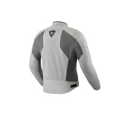 Μπουφάν καλοκαιρινό RevIT Torque 3 H2O γκρι-κόκκινο (και αδιάβροχο)