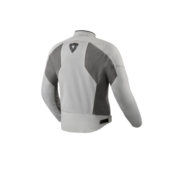 Μπουφάν καλοκαιρινό RevIT Torque 3 H2O γκρι-κόκκινο (και αδιάβροχο)