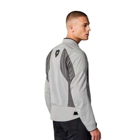 Μπουφάν καλοκαιρινό RevIT Torque 3 H2O γκρι-κόκκινο (και αδιάβροχο)