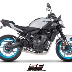 Σύστημα εξάτμισης 2 σε 1 SC-Project με τελικό S1 Yamaha MT-07 25-