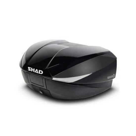 Καπάκι βαλίτσας SHAD SH58X μαύρο μεταλλικό
