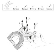 Βάση tankbag Shad Click-system CFMoto 450MT