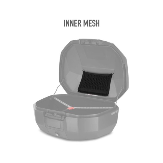 Topcase SHAD SH51 μαύρη-αλουμίνιο Topcase SHAD SH51 μαύρη-αλουμίνιο