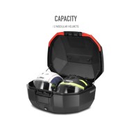 Topcase SHAD SH51 carbon look