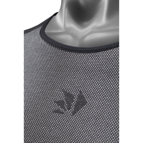 Ισοθερμική καλοκαιρινή μπλούζα SIX2 TS2 V2 Light μαύρο-carbon (1ου επιπέδου)