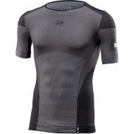Ισοθερμικό καλοκαιρινό t-shirt SIX2 TS1 V2 Light μαύρο-σκούρο γκρί (1ου επιπέδου)