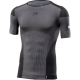 Ισοθερμικό καλοκαιρινό t-shirt SIX2 TS1 V2 Light μαύρο-σκούρο γκρί (1ου επιπέδου)