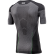 Ισοθερμικό καλοκαιρινό t-shirt SIX2 TS1 V2 Light μαύρο-σκούρο γκρί (1ου επιπέδου)