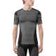 Ισοθερμικό καλοκαιρινό t-shirt SIX2 TS1 V2 Light μαύρο-σκούρο γκρί (1ου επιπέδου)
