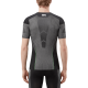 Ισοθερμικό καλοκαιρινό t-shirt SIX2 TS1 V2 Light μαύρο-σκούρο γκρί (1ου επιπέδου)
