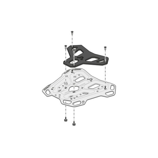 Βάση topcase SW-Motech ADVENTURE-RACK Kawasaki KLE 500/SE 26- μαύρη Βάση topcase SW-Motech ADVENTURE-RACK Kawasaki KLE 500/SE 26- μαύρη