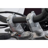 Αποστάτες τιμονιού SW-Motech 20 χιλ. Triumph Tiger 900 GT/Rally/Pro 24- ασημί
