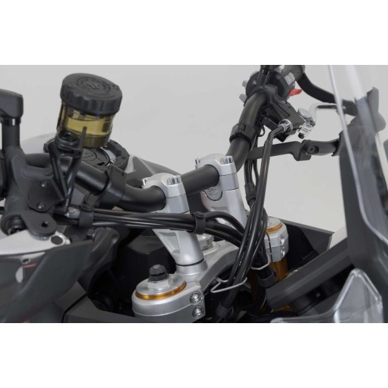 Αποστάτες τιμονιού SW-Motech 20 χιλ. Triumph Tiger 900 GT/Rally/Pro 24- ασημί