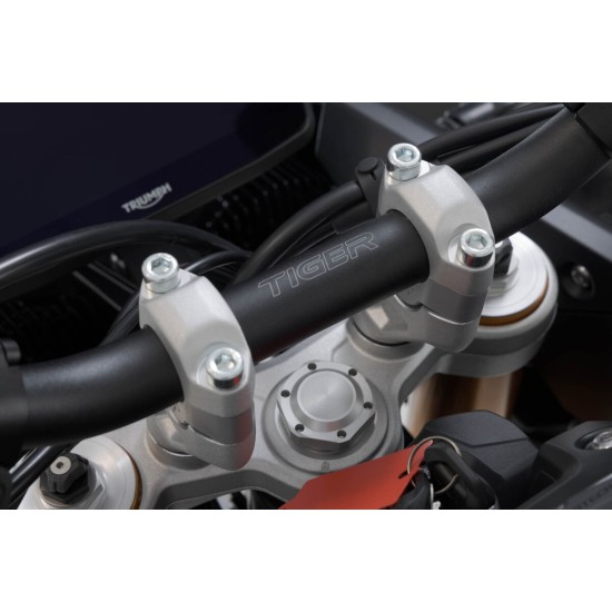Αποστάτες τιμονιού SW-Motech 20 χιλ. Triumph Tiger 900 GT/Rally/Pro 24- ασημί