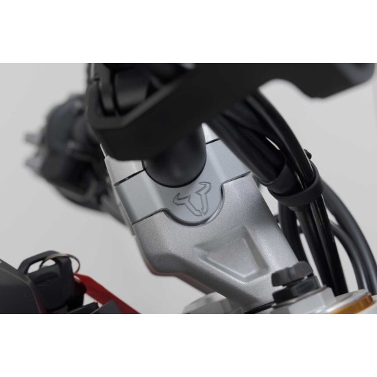 Αποστάτες τιμονιού SW-Motech 20 χιλ. Triumph Tiger 900 GT/Rally/Pro 24- ασημί