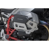 Προστατευτικά κυλίνδρων SW-Motech BMW R 12 nine T ασημί-μαύρα (σετ)