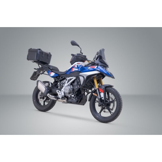 Σετ βάσης και βαλίτσας topcase SW-Motech DUSC L BMW F 450 GS μαύρο (χωρίς BMW σχάρα)