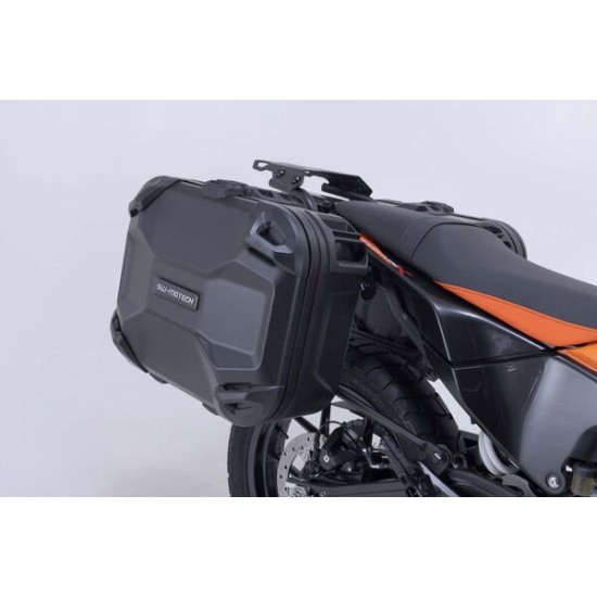 Σετ βάσεων και βαλιτσών SW-Motech DUSC M 33 lt. KTM 390 Adventure X/R μαύρο