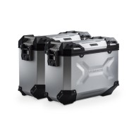 Σετ βάσεων και βαλιτσών SW-Motech TRAX ADV 37 lt. Kawasaki KLE 500/SE 26- ασημί (για OEM εξάτμιση)