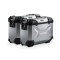 Σετ βάσεων και βαλιτσών SW-Motech TRAX ADV 37 lt. Kawasaki KLE 500/SE 26- ασημί (για OEM εξάτμιση)