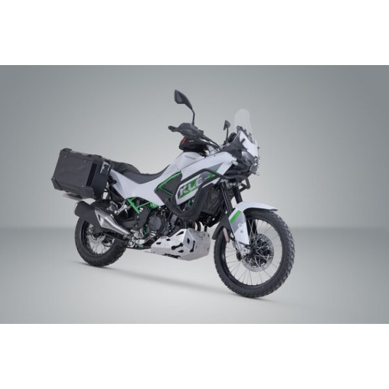 Σετ βάσεων και βαλιτσών SW-Motech TRAX ADV 37 lt. Kawasaki KLE 500/SE 26- ασημί (για OEM εξάτμιση) Σετ βάσεων και βαλιτσών SW-Motech TRAX ADV 37 lt. Kawasaki KLE 500/SE 26- ασημί (για OEM εξάτμιση)