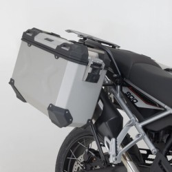 Σετ βάσεων και βαλιτσών SW-Motech TRAX ADV Triumph Tiger 900 GT/Rally/Pro ασημί 24-