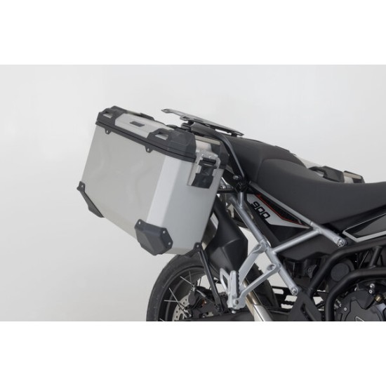 Σετ βάσεων και βαλιτσών SW-Motech TRAX ADV Triumph Tiger 900 GT/Rally/Pro ασημί 24-