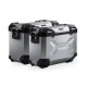 Σετ βάσεων και βαλιτσών SW-Motech TRAX ADV Kawasaki KLE 500/SE 26- ασημί (για εξάτμιση akrapovic)