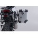 Σετ βάσεων και βαλιτσών SW-Motech TRAX ADV Kawasaki KLE 500/SE 26- ασημί (για εξάτμιση akrapovic)